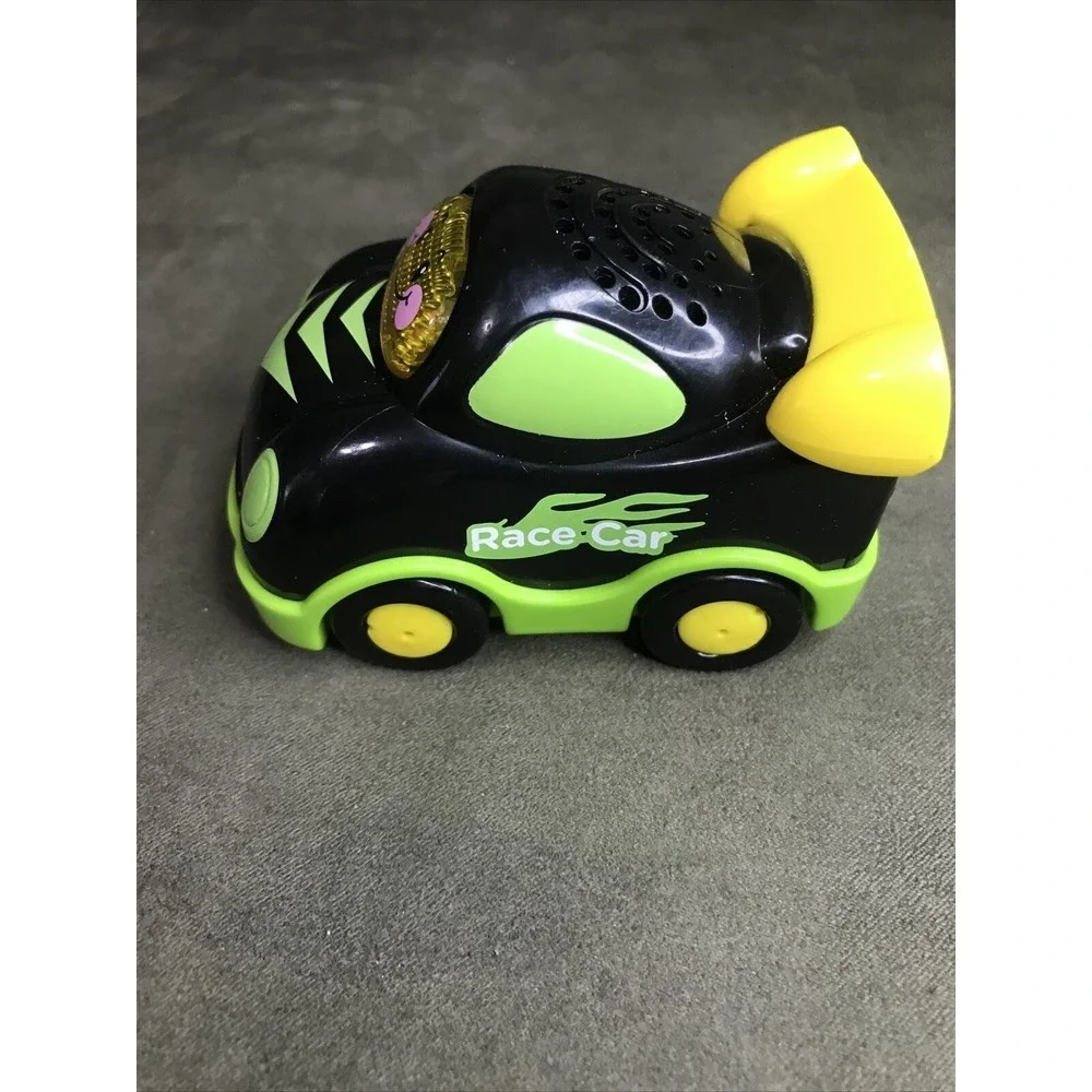 VTech Go‎ Go Smart Wheels Race Car Riley Talking Light & Sound Works Black Green